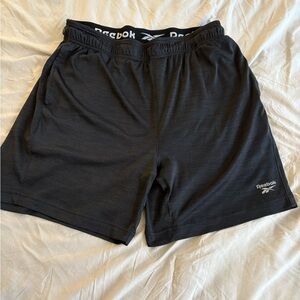 Reebok Men's Charcoal Athletic Shorts